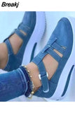 for Women 2023 Hot Sale Women's Vulcanize Shoes Summer New Casual Breathable Sport Shoes Platform Non Slip Women