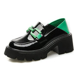 Loafers Luxury Woman Pumps Women Shoes 2023 New Authentic Leather Platform High Heels Party ladies Shoes Wedges