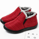 Shoes For Men Ankle Boots Waterproof Winter Shoes Warm Plush Snow Boots Unisex Anti Skid Plus Size 47 Mans