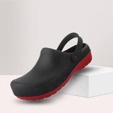 Men Chef Clogs Men Kitchen Shoes EVA Injection Shoes Anti-slip Outsole Comfortable Garden Clogs Waterproof Sandal Big Size