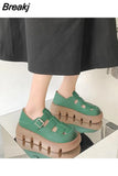 Strap Beige Heeled Sandals Female Shoe Espadrilles Platform Med Increasing Height Muffins shoe 2023 Summer Clogs Wedge