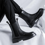 Breakj Size Men's Martens 45 British Wind Chelsea Men's Boots 46 Winter Cargo High-Top Leather Boots And Down