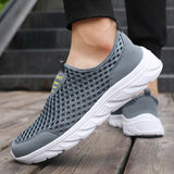 Men Shoes Casual Breathable Lightweight Sports Shoes A Pedal Comfortable Outdoor Hiking Shoes Fashion Tennis