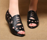 Gladiator Rome Casual Sandals Women Shoes Sandalia Feminina Genuine Leather Wedge Heel Comfort Sandals