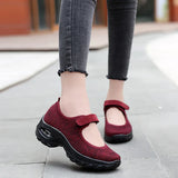 Air Cushion Flat Shoes Women Mesh Sneakers Breathable Women Shoes Increase Ladies Casual Shoes Zapatos De Mujer