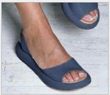 Breakj Women's 2023 WISH Hot Fashion Flat-Soled Sandals Large-Size Women's