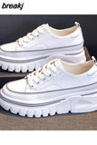 Casual Sneakers Girl Flats White Luxury Designer Shoes for Women 2023 Trend Running Platform Sports Shoes Tennis