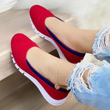 Handmade Solid Color Women Shoes Classic Casual Flat Heel Shoes Comfortable Non-slip Fashion Zapatos De Mujer