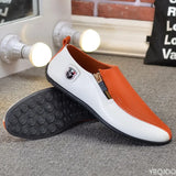 Solid Color Slip Men Driving Shoes Spring and Autumn New Style Breathable Light Men's Peas Shoes The British