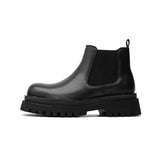 Breakj 2024 New Youth Tooling High Top Foot Round Head Middle Tube Thick Bottom Middle Heel Martin