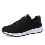 Men Shoes Lace Up Flat Men's Sneaker Solid Color Mesh Light-Weight Breathable Summer Sneakers High Quality Trainers