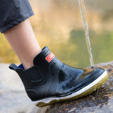 Men's Rain Boots Rubber Platform Rainboots 2023 Fall Slip on Rain Shoes Male Waterproof Work Boots Winter Men Rain