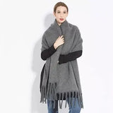 Shipping 2023 Winter Plaid Vintage Scarf Women Men Preppy Scarves Warm Pashmina Foulard Bufanda Male Mujer Thick Wrap