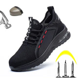 Steel Nose Safety Work Shoes New Design Mesh Sneakers Lightweight Safety Puncture-Proof Safety Shoes