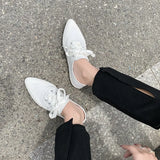 New Women Canvas Sport Casual Shoes Spring Flats Sneakers Running Shoes Ladies Shoes Loafers Pointed Toe Mujer Zapatos