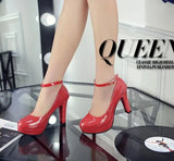 Work Shoes Women Black Pumps 2020 Spring Casual Shoes Female High Heels White/red Weding Shoes 34 40 Plus Size
