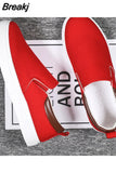 Men Canvas Shoe Casual Sneaker for MenLight Slip-on Vulcanized Comfortable Male Flats Loafers New Black Trainers Zapatos