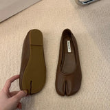 Split Toe Flats Shoes Women Brand Ballerina Ninja Tabi Cozy Loafers Female Mary Jane Casual Moccasins Ladies Shoes