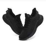 Size 48 Men Sneakers Summer Running Shoes Mesh Breathable Light Comfortable Casual Shoe for Men Training Jogging White