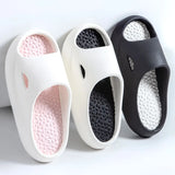 Thick Platform Slippers Women Home Soft Sole Eva Cloud Slides Sandals Woman 2024 Summer Non Slip Beach Flip Flops