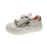 Women's sports shoes Thick Platform Sneakers Women Running Designer y2k Sneakers Casual Pu Leather Vulcanized