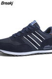 Men Sports Shoes New Breathable Mesh Flat Outdoor Casual Walking Shoes Large Size Comfortable Lightweight Running