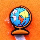 1pcs Cute Globe PVC Shoe Charms Rocket Cup Accessories Chill Sugar Shoe Decorations fit Croc Bracelet Kids