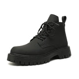 Breakj Martin Boots Male Autumn And Winter Long Tube Overalls Net Red High Street Soft Leather British Yuppie Male Boots