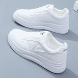 Vulcanized shoes sneakers women shoes solid color ladies flat shoes 2022 mesh women's sports comfortable breathable white