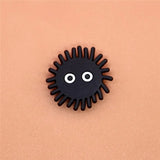 Single Sale Spirited&Away Shoe Charms Accessories Cute No Face man Garden Shoe Decoration for croc jibz Kid's X-mas