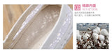 with Lace Cotton and Linen Net Upper Single Shoes, Shallow Soft Sole Hand-sewn Casual Women's Shoes,3