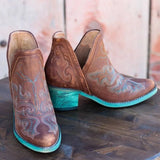 Autumn Winter Casual Western Cowboy Ankle Boots Women Leather Cowgirl Boot Short Cossacks Botas High Heels Shoes