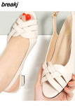 5.5cm Women's Sandals Summer Mesh Fish Mouth Chunky Heel Semi-High Heeled Hollow Out Soft Bottom Shoes Zapatos Para