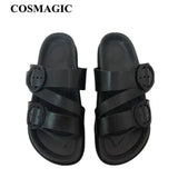 New Summer Women Slipper Casual Beach Open Toe Outside Platform Flat with Non-slip Slide