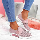 Sneakers 2020 New Bling Rhinestone Ladies Shoes Slip On Comfortable Sole Running Walking Shoes Female Flat Sports