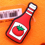 Candy Croc Charms Original Cute Grapes Chocolate Ice Cream Fried Chicken Shoe Accessories Lemon Apple Clog Decoration