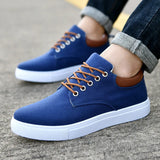 Arrival Canvas Shoes Men Spring Summer Casual Canvas Shoes For Men Lace-Up Flats Men Shoes Driving Sneakers Men