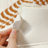 Soft Women Men Boots Down Warm Plush Ankle Snow Female Thick Boots Shoes Couple Toddler Indoor Home Fur