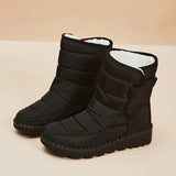 Platform Waterproof Snow Boots for Women 2023 Soft Sole Keep Warm Winter Boots Woman Non Slip Ankle Booties Plus