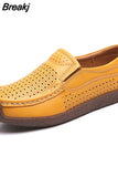 Autumn Light Women's Flat Shoes 2023 New Comfort Plus Size White Women's Vulcanize Shoes Hollow Casual Women