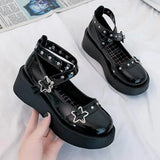 Women's Lolita Shoes 2023 New Women's Buckle Casual Shoes Thick Heel Women's Mary Jane Shoes Women's High