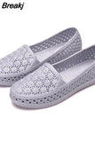 Shoes Women Hollow Out Slip on Casual Nurse Shoes Summer Loafers Female Sandals Shallow Beach Breathable Zapatos