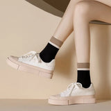 Women Flats Shoes Real Leather Quality Loafers Fashion Ins New Spring Shoes For Women Soft Leather Footwear Size