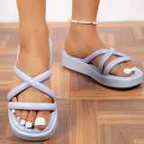 New Summer High Platform Slippers Women 2023 Plus Size Non Slip Beach Sandals Woman Thick Bottom Slides Shoes