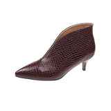 Spring and Autumn New Fashion Pointed Toe Thick Heel High-heeled Women's Shoes Comfortable Temperament High-heeled