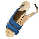 Summer Women Solid Color Middle Block Heels Buckle Strap Sandals Elegant Casual Ladies Open Toe Beach Shoes Zapatos