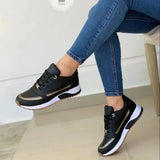 Women In Sneakers 2024 Spring And Autumn New Large Size, Thick Soles, Colors, Leisure, Fashion, Low-Top
