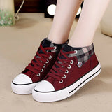 Women Platform Canvas Sneakers Woman Spring Casual Shoes Breathable Trainers Female Sneaker Summer Lady Vulcanized