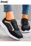 Trendy Mesh Platform Sneakers for Women Tenis Breathable Breathable Casual Sports Shoes Women Flats Shoes Zapatillas