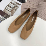 Soft Leather Small Leather Shoes Spring Classic Lightweight Flat Shoes Female Harajuku Students All-match Beanie